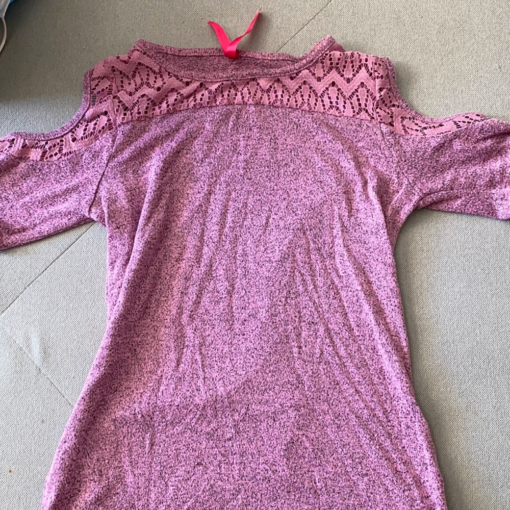Girls (12) purple top